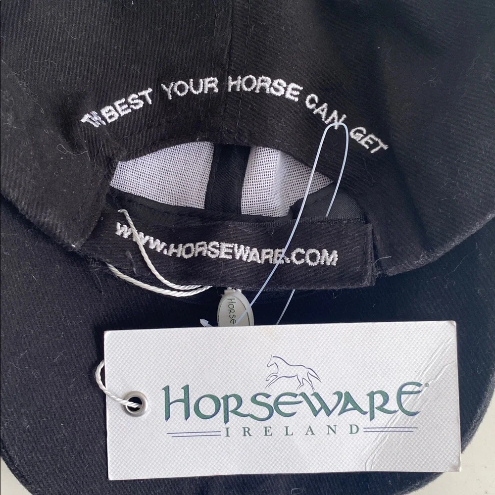 Rambo Horseware Ireland Black Cap with Rainbow Stripes and LED Light NWT - Picture 8 of 9